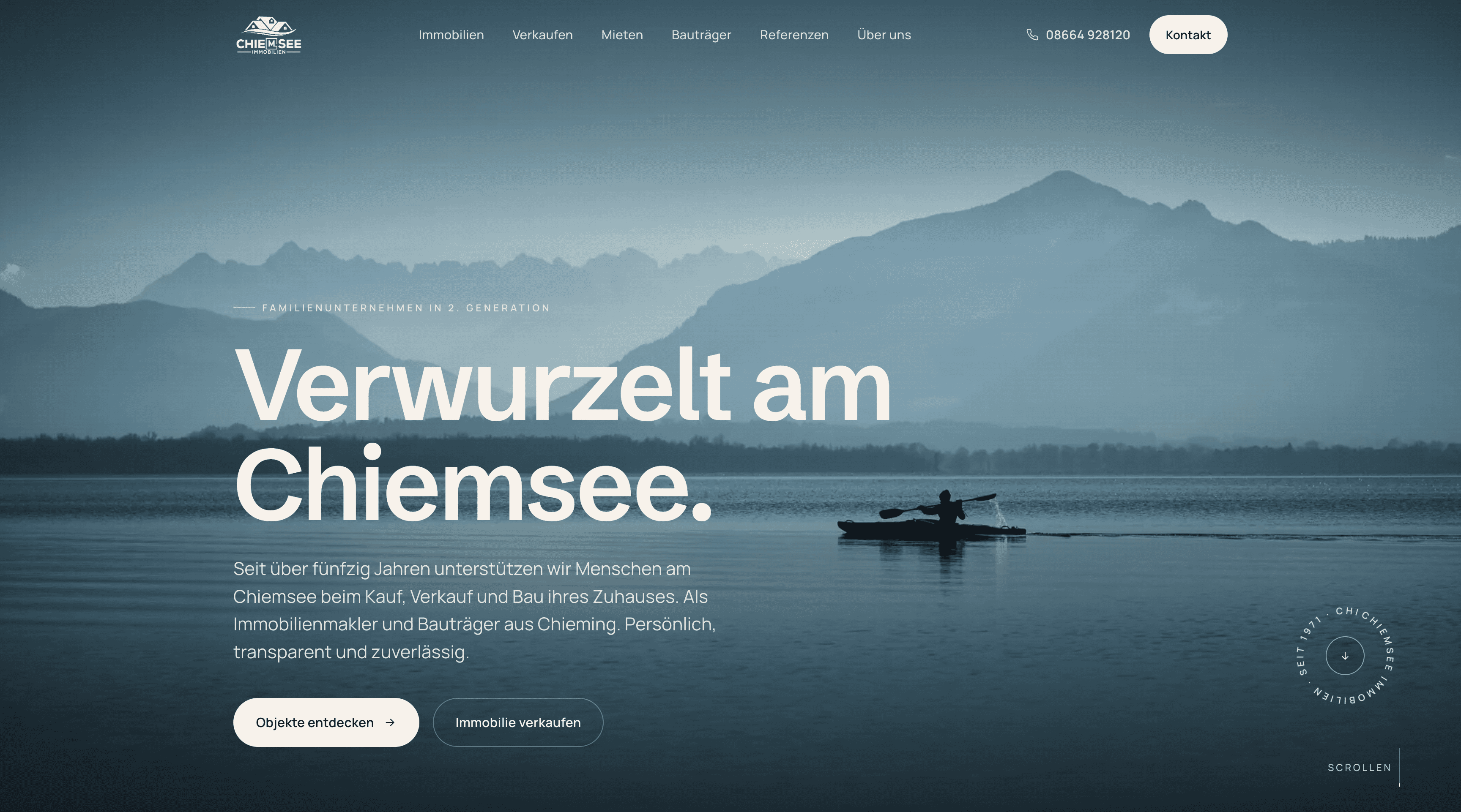 Website Chiemsee Immobilien