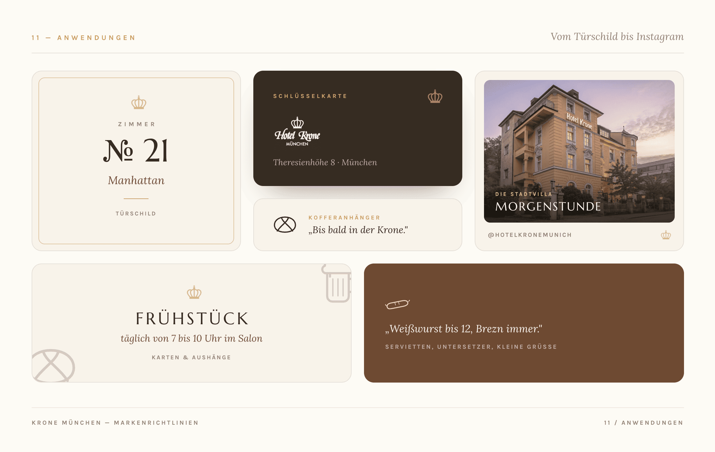 Brand Guide Hotel Krone München